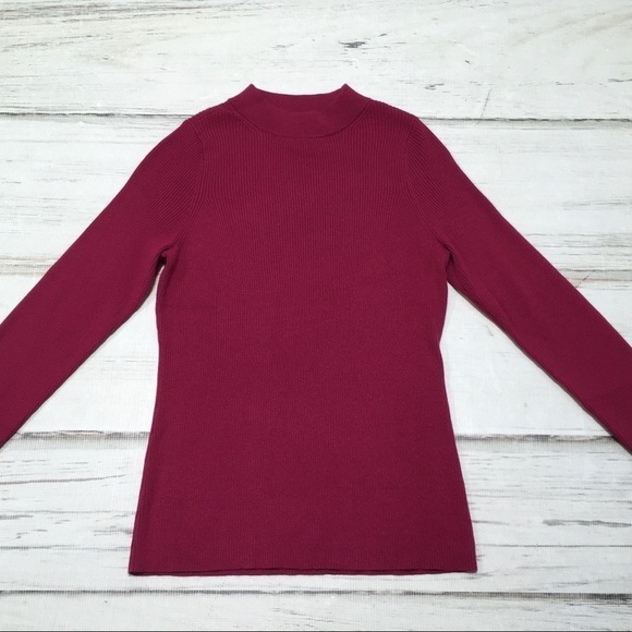 Rachel Parcell Sweater Mock Neck Bell Sleeve Large - Picture 7 of 14
